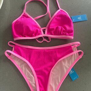 CUPSHE Hot Pink Bikini | Size Small